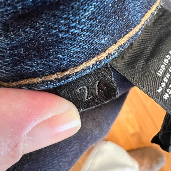 J Brand Tate Straight Leg High Waist dark wash Denim sz 27 Jean - Picture 6 of 7